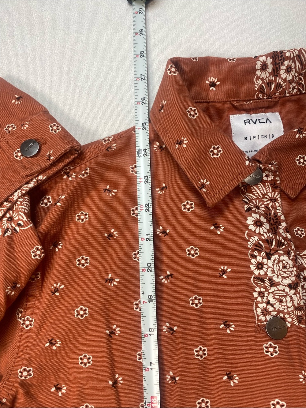 RVCA cinnamon Chorelist Jacket - Picture 6 of 8